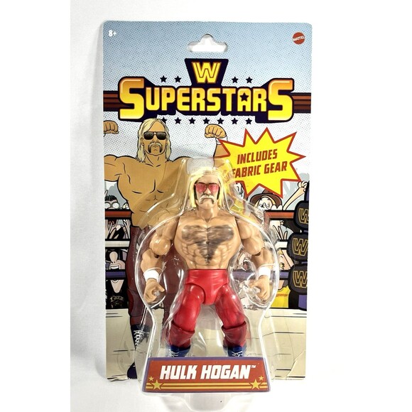 WWE Superstars Series 8 Hulk Hogan Action Figure New Factory Sealed - Picture 1 of 8